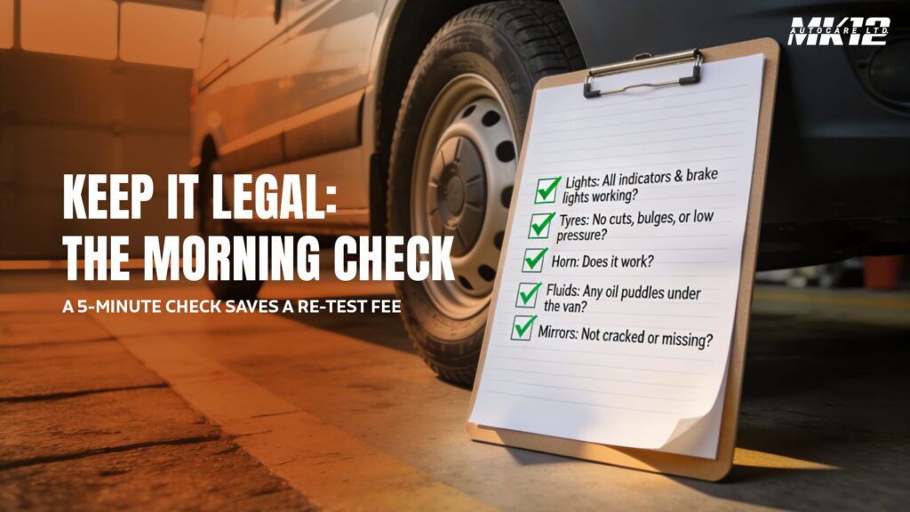 keep Class 7 MOT  legal Milton Keynes